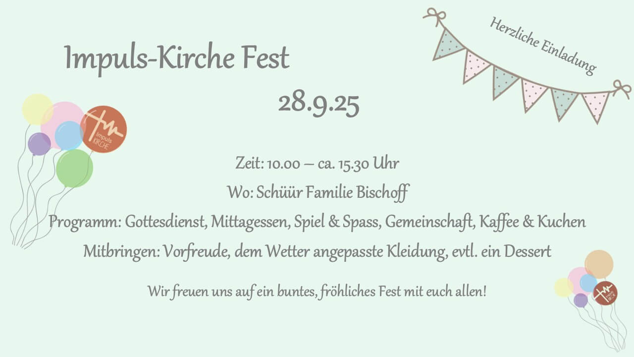 Impuls-Kirche Fest Einladung
